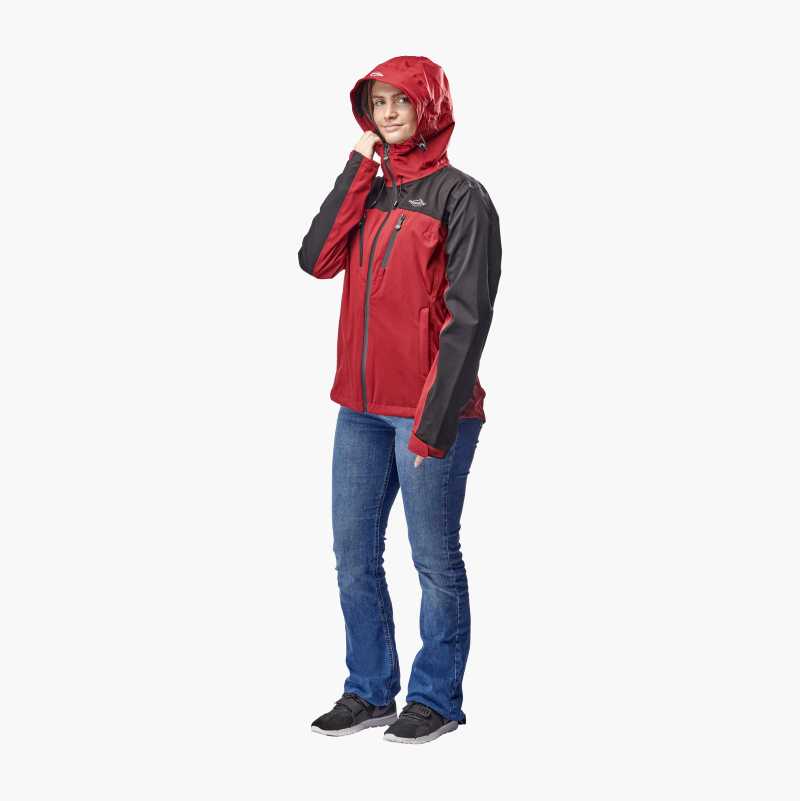 Turjakke dame, rød/svart v:1738979 Turjakke dame, rød/svart v:1738979