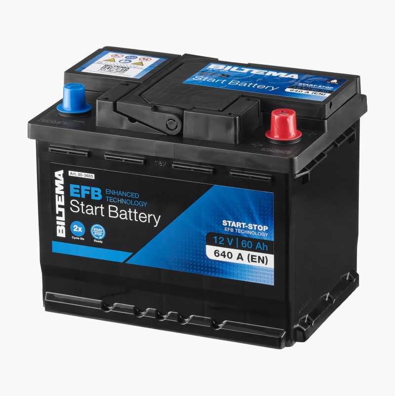 Startbatteri EFB, 12 V, 60 Ah/640CCA v:3646734 Startbatteri EFB, 12 V, 60 Ah/640CCA v:3646734