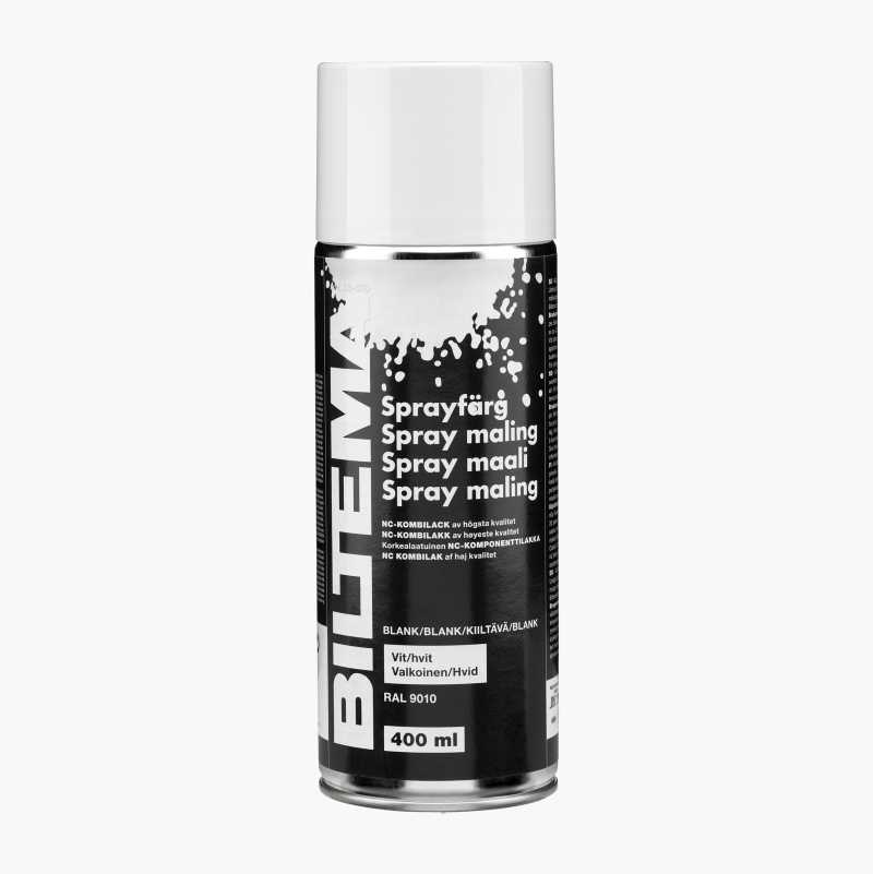 Spraymaling, blank, hvit, 400 ml v:7641823 Spraymaling, blank, hvit, 400 ml v:7641823