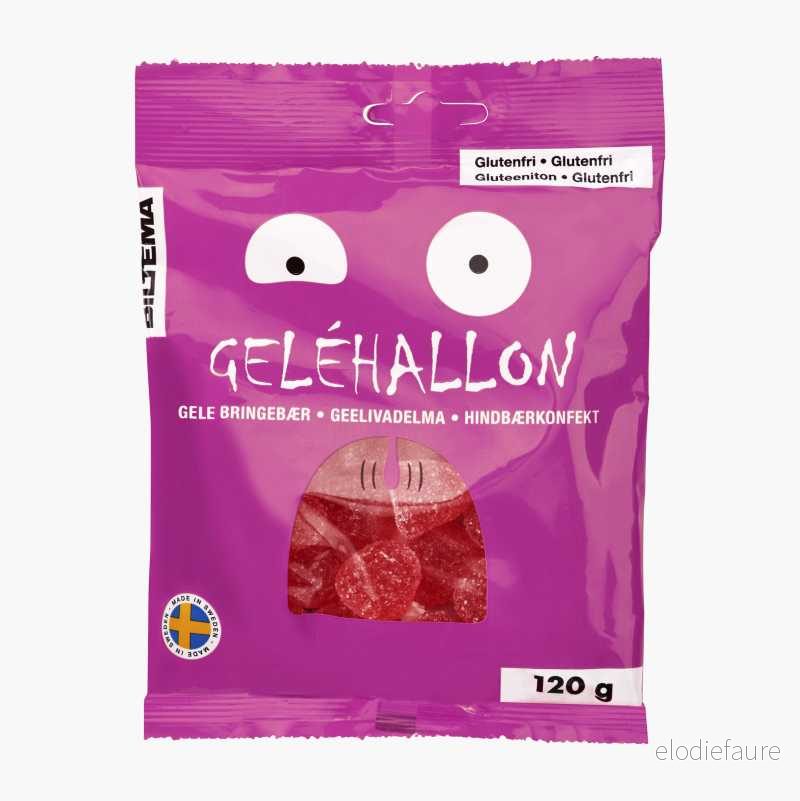 Gelé bringebær, 120 g v:6552130