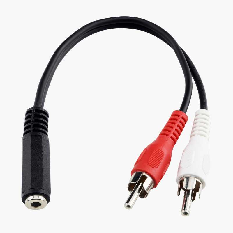 3,5 mm – 2 x RCA v:2605735