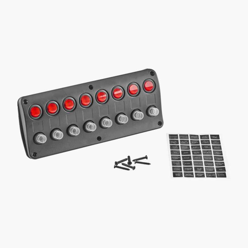 Bryterpanel, 8 brytere, 12/24 V v:4252548 Bryterpanel, 8 brytere, 12/24 V v:4252548