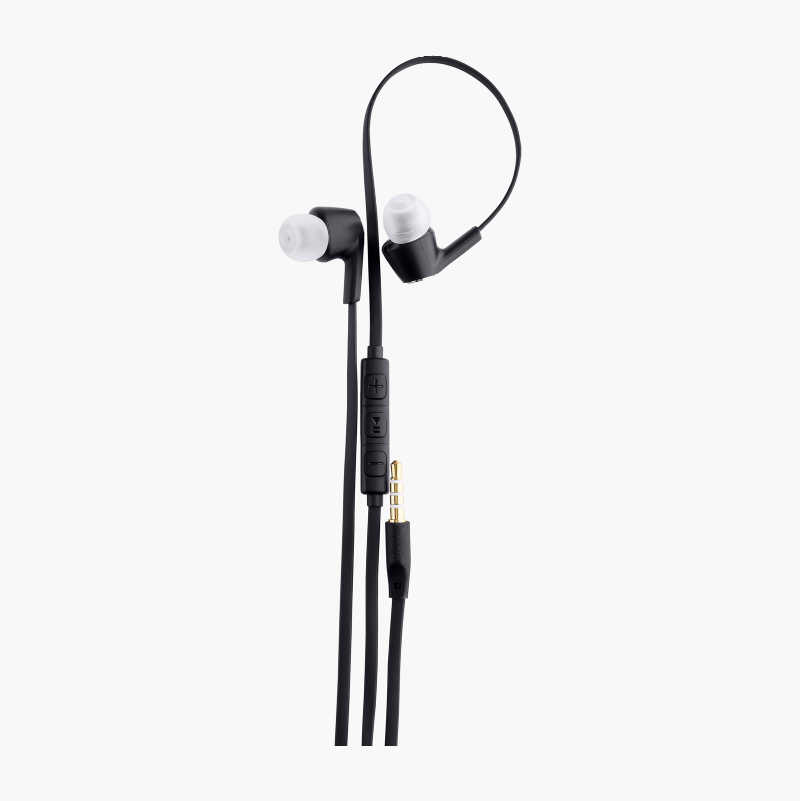 In-ear-hodetelefoner, 3,5 mm kontakt, svarte v:6191132
