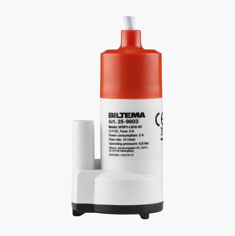 Nedsenkbar pentrypumpe, 12 V v:8497346 Nedsenkbar pentrypumpe, 12 V v:8497346