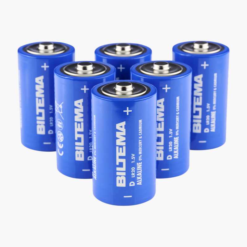D/LR20 Alkalisk batteri, 6-pk. v:7396351 D/LR20 Alkalisk batteri, 6-pk. v:7396351