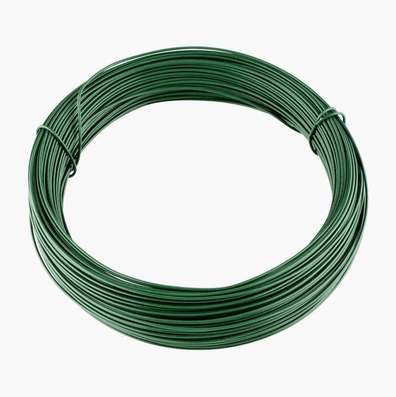 Plastbelagt ståltråd, 0,9 mm x 50 m v:9147417 Plastbelagt ståltråd, 0,9 mm x 50 m v:9147417