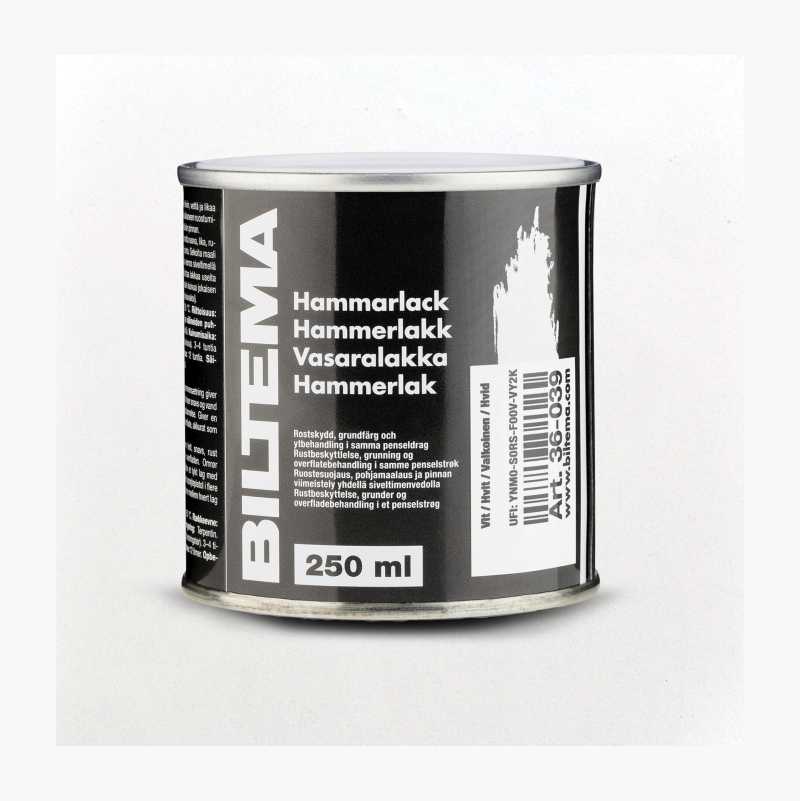 Hammerlakk, hvit, 250 ml v:3188701 Hammerlakk, hvit, 250 ml v:3188701
