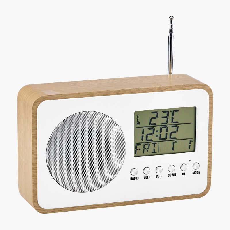 Klokkeradio med innebygd termometer v:5387893 Klokkeradio med innebygd termometer v:5387893