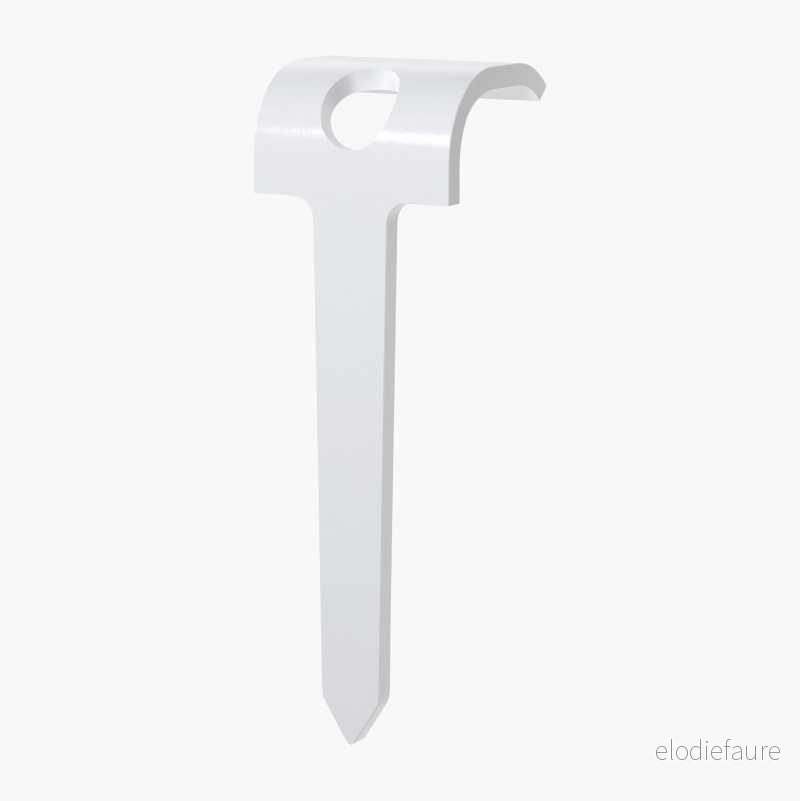 Kabelklammer, oval kabel, 25 mm, 20 stk. v:4946988
