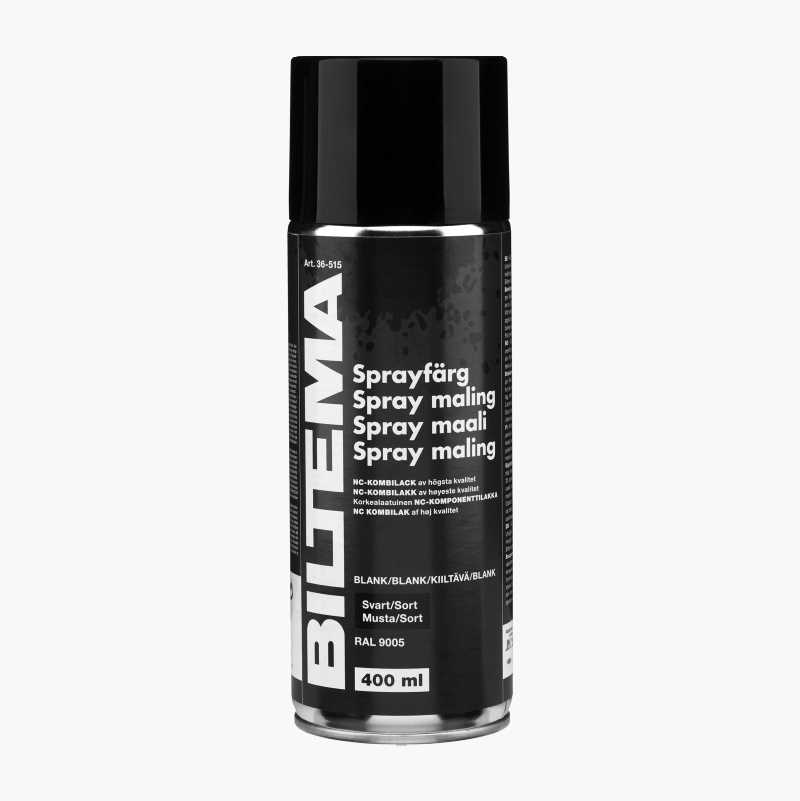 Spraymaling, blank, sort, 400 ml v:2850927