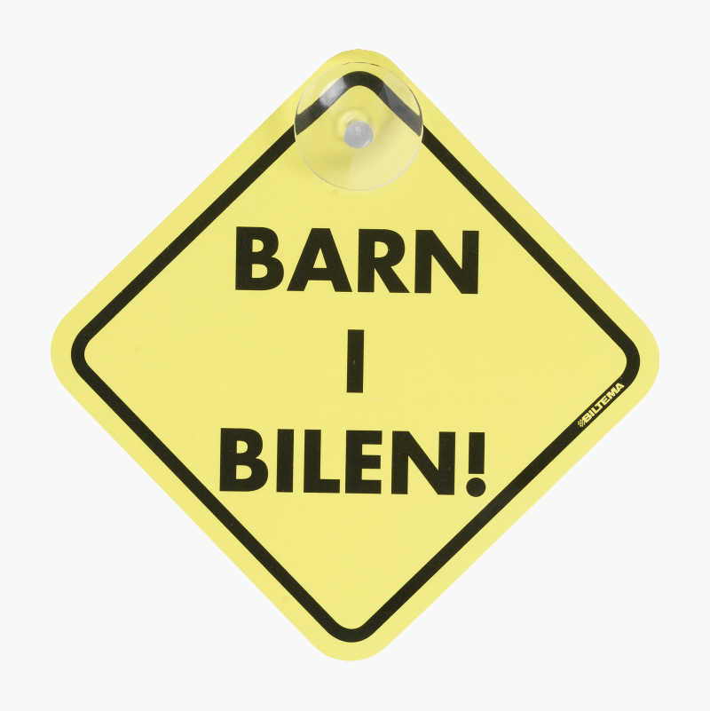 Barn i bilen-skilt v:9671825 Barn i bilen-skilt v:9671825