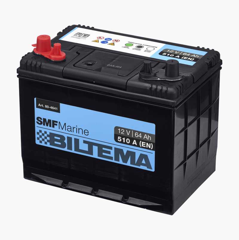 Fritidsbatteri marine,12 V, 64 Ah v:8341356