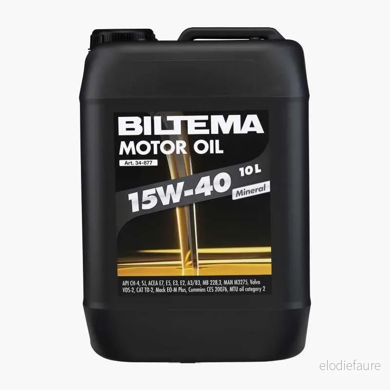 Mineralbasert motorolje 15W-40, ACEA E5, E3, E2, A3/B3, 10 L v:3092999 Mineralbasert motorolje 15W-40, ACEA E5, E3, E2, A3/B3, 10 L v:3092999