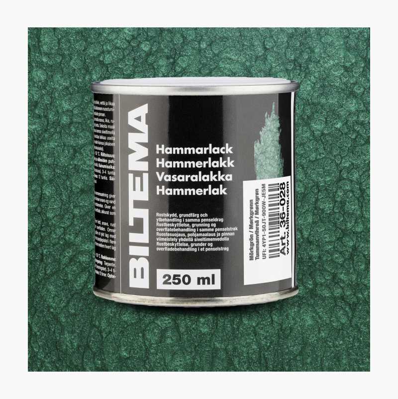 Hammerlakk, mørk grønn, 250 ml v:6027863