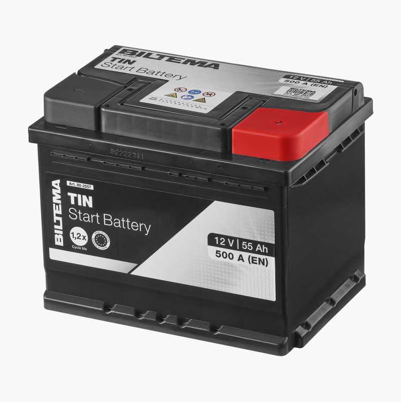 Startbatteri, 12 V, 55 Ah v:7469010 Startbatteri, 12 V, 55 Ah v:7469010