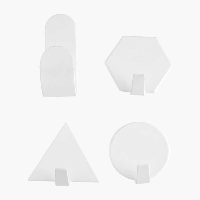 Håndklehenger, 4-pakning, hvit v:7147799 Håndklehenger, 4-pakning, hvit v:7147799