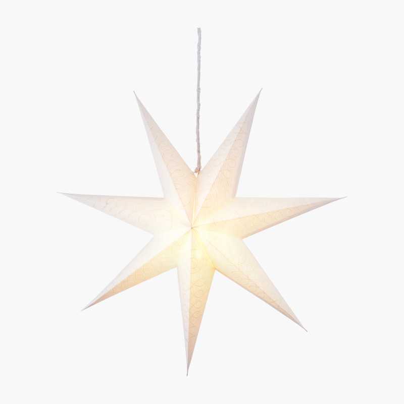 Adventsstjerne hvit, 60 cm v:6037288 Adventsstjerne hvit, 60 cm v:6037288
