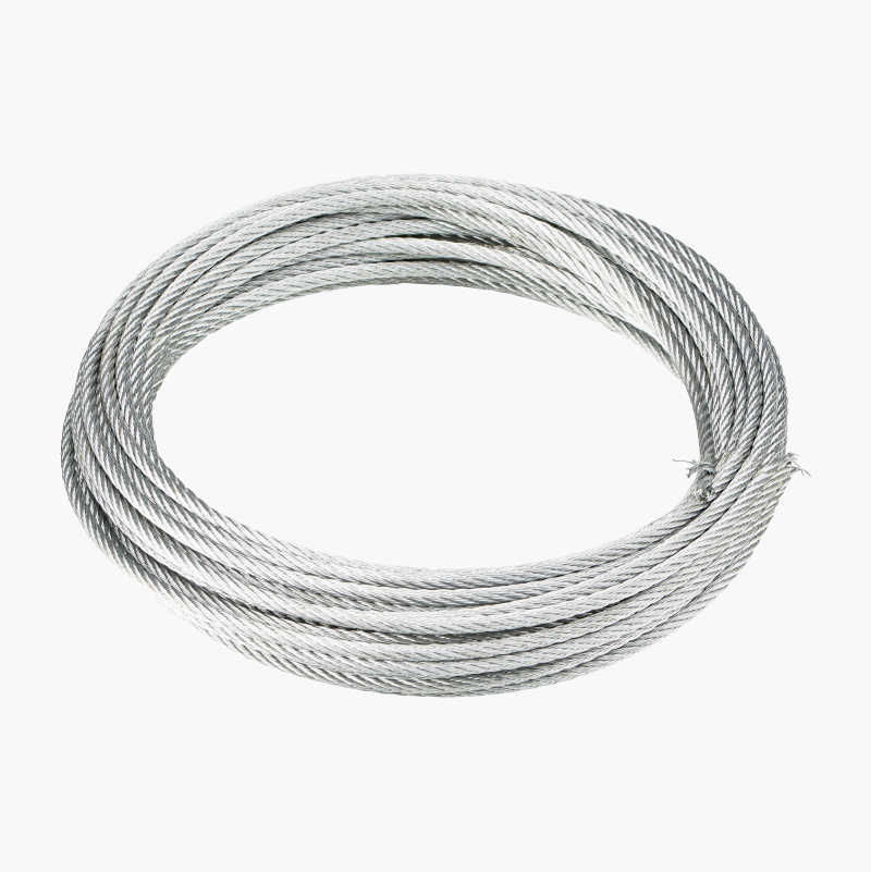 Stålvaier, forsinket, 3,0 mm x 10 m v:7109935 Stålvaier, forsinket, 3,0 mm x 10 m v:7109935