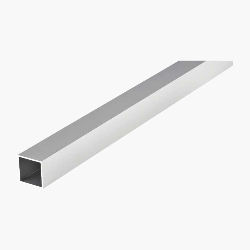 Aluminiumsrør, 40 x 40 x 1000 mm v:1612591 Aluminiumsrør, 40 x 40 x 1000 mm v:1612591