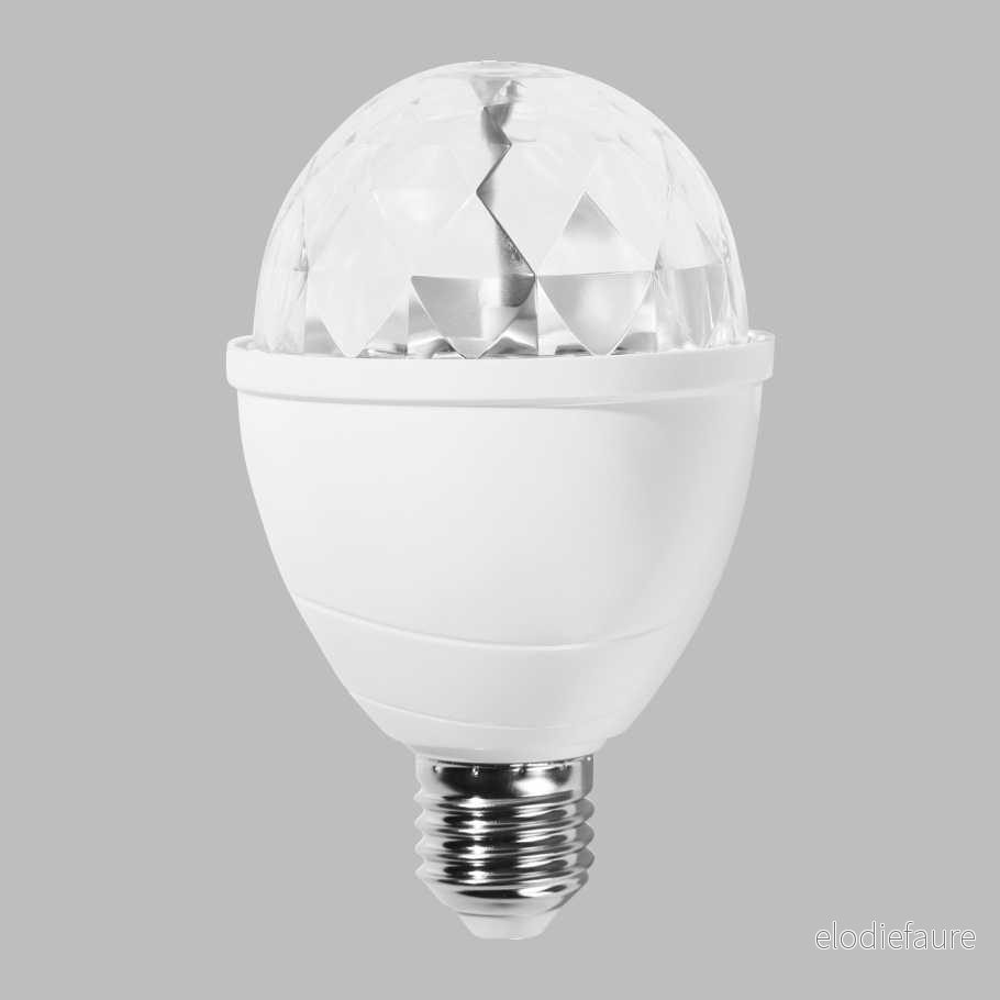 Roterende diskolys LED, E27 v:2711618 Roterende diskolys LED, E27 v:2711618