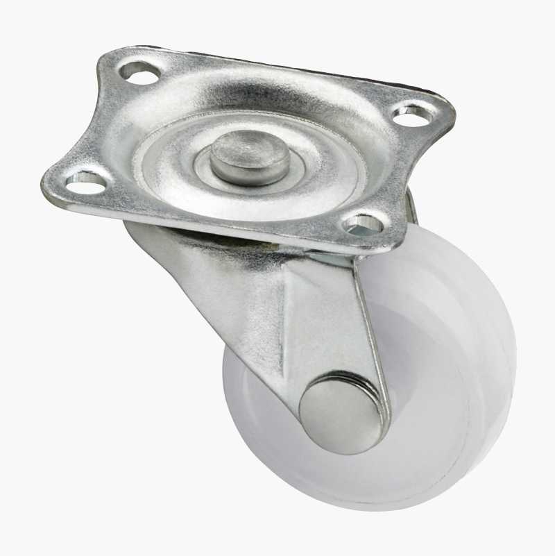 Hjul med sving, 15 x 30 mm, 2 stk. v:1645586