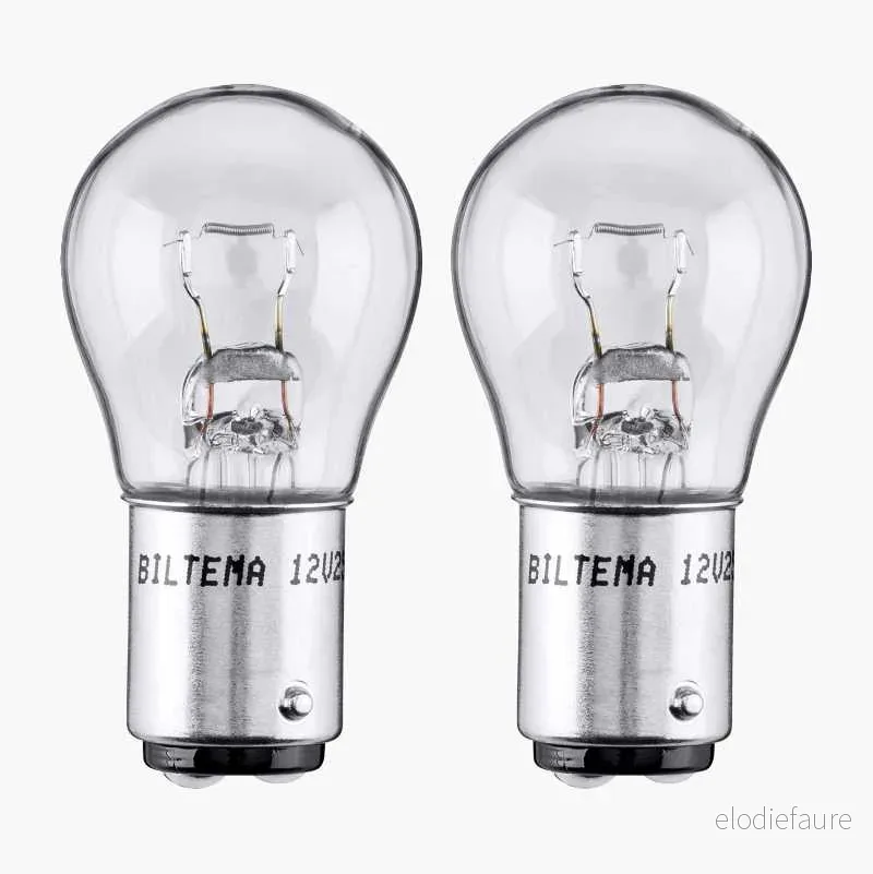 Glødepære, BAY15d, 12 V, 25 W, 2 stk. v:5840266