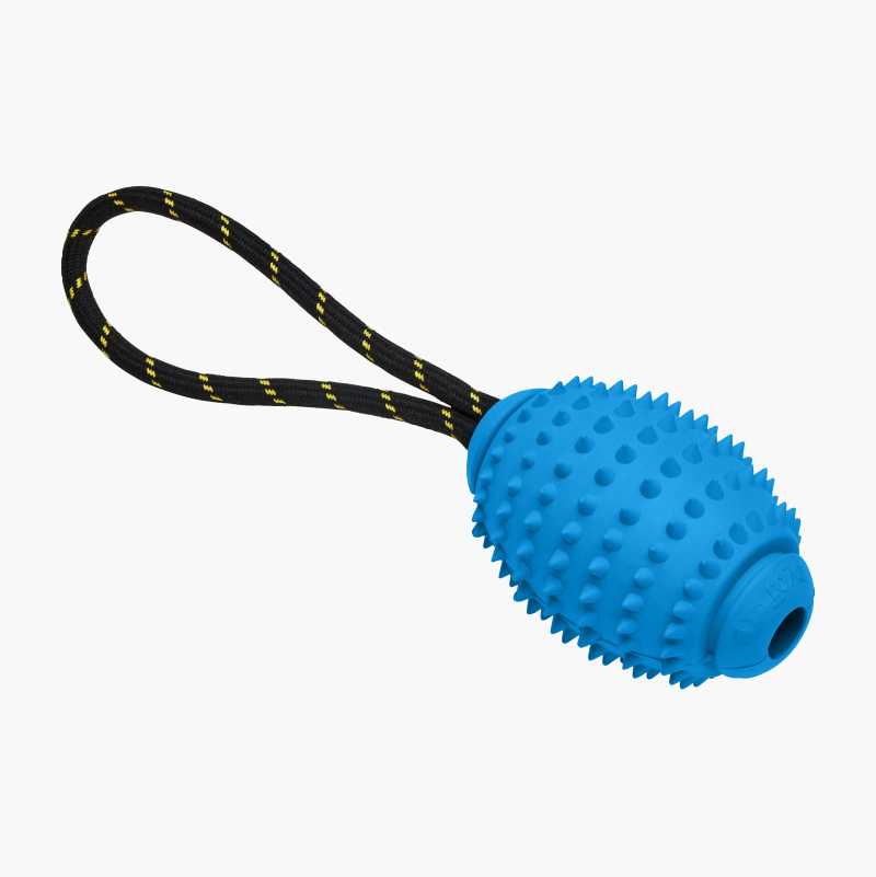 Blå taggete ball med tau v:7300699 Blå taggete ball med tau v:7300699