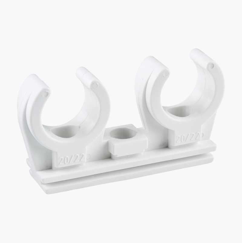 Rørklemme, 20–22 mm, dobbel, 5‑pakning v:5269836