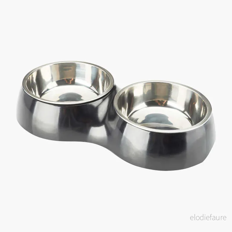 Hunde-/katteskål, dobbel v:4010794 Hunde-/katteskål, dobbel v:4010794