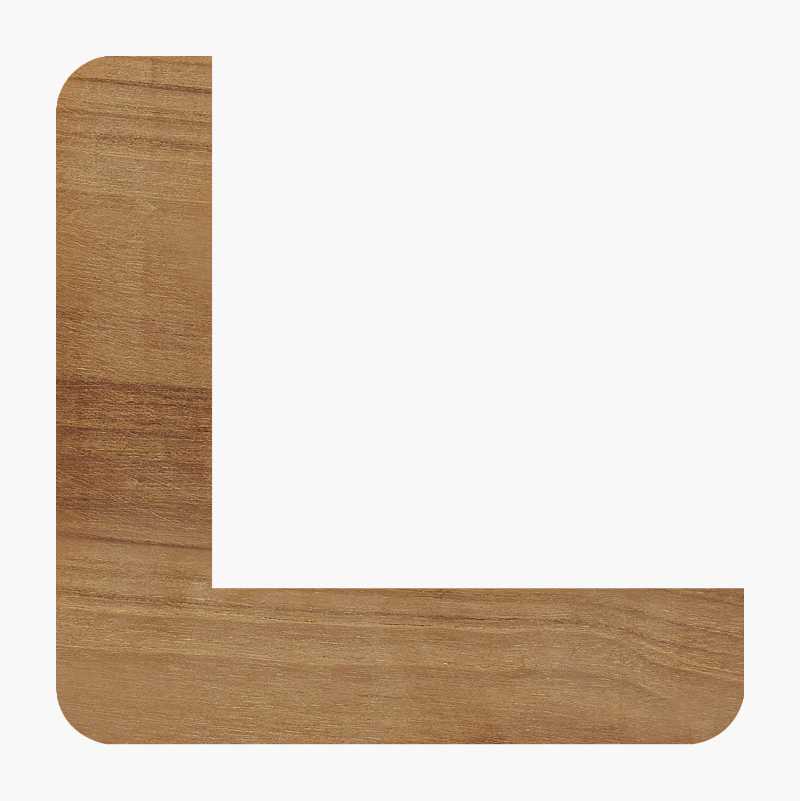 L-list, 22 x 22 x 2000 mm v:3038015