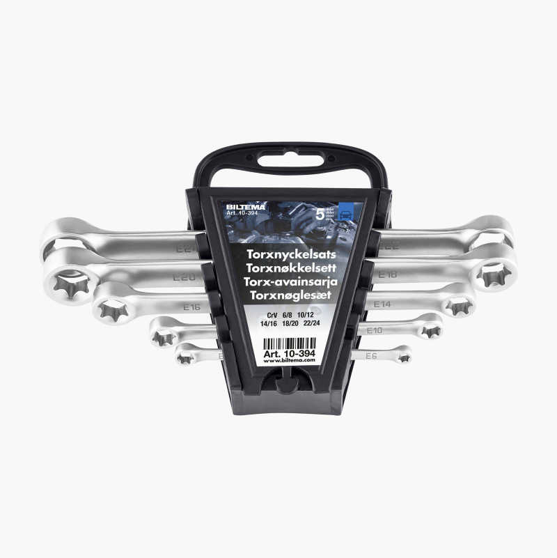 Ringnøkkelsett Torx, 5 stk. E6–E24 v:7973345 Ringnøkkelsett Torx, 5 stk. E6–E24 v:7973345