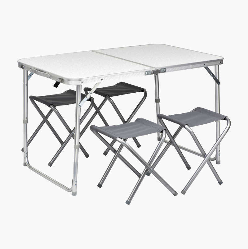 Piknikbord med 4 krakker v:8975775