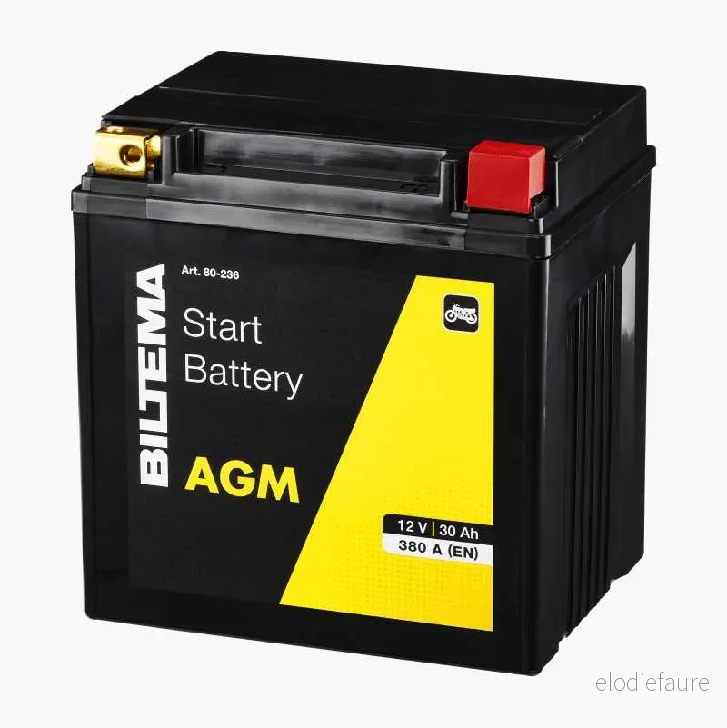 MC-batteri AGM, 12 V, 30 Ah, 167 x 126 x 176 mm v:5957304 MC-batteri AGM, 12 V, 30 Ah, 167 x 126 x 176 mm v:5957304