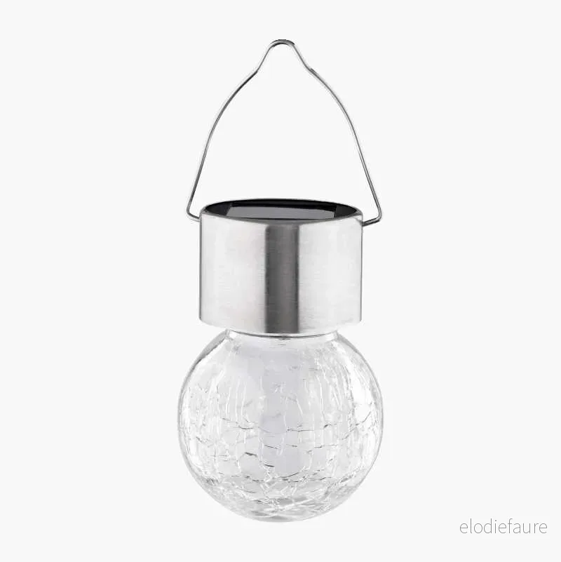 Solcellelampe, hengende, LED, Ø 6 cm v:5416679 Solcellelampe, hengende, LED, Ø 6 cm v:5416679