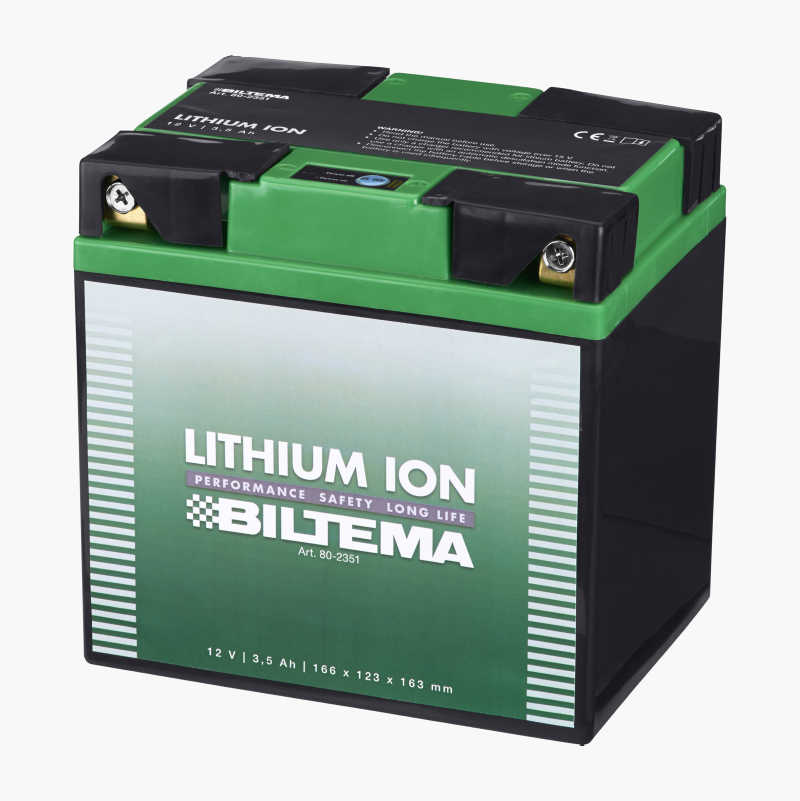 Fritidsbatteri gressklipper Litium LiFePO4, 12 V, 3,5 Ah, 163 x 166 x 123 mm v:2095939