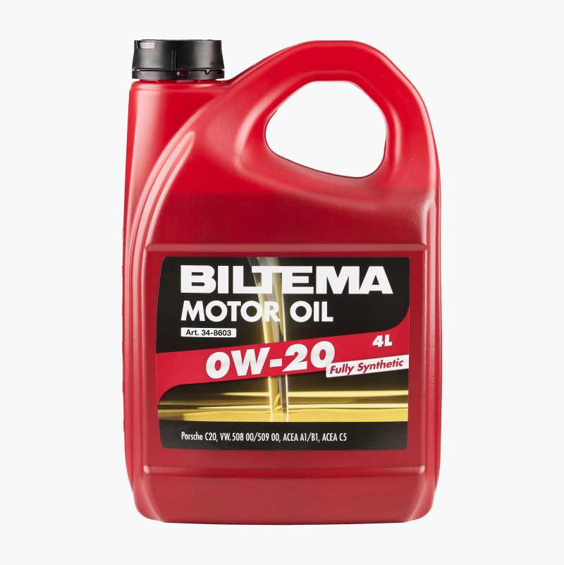 Helsyntetisk motorolje 0W-20, ACEA A1/B1/C5, 4 L v:6585330 Helsyntetisk motorolje 0W-20, ACEA A1/B1/C5, 4 L v:6585330