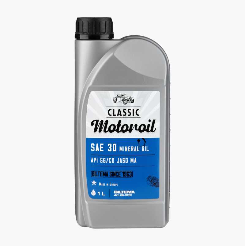 Motorolje til veterankjøretøy SAE 30, 1 L v:6401225