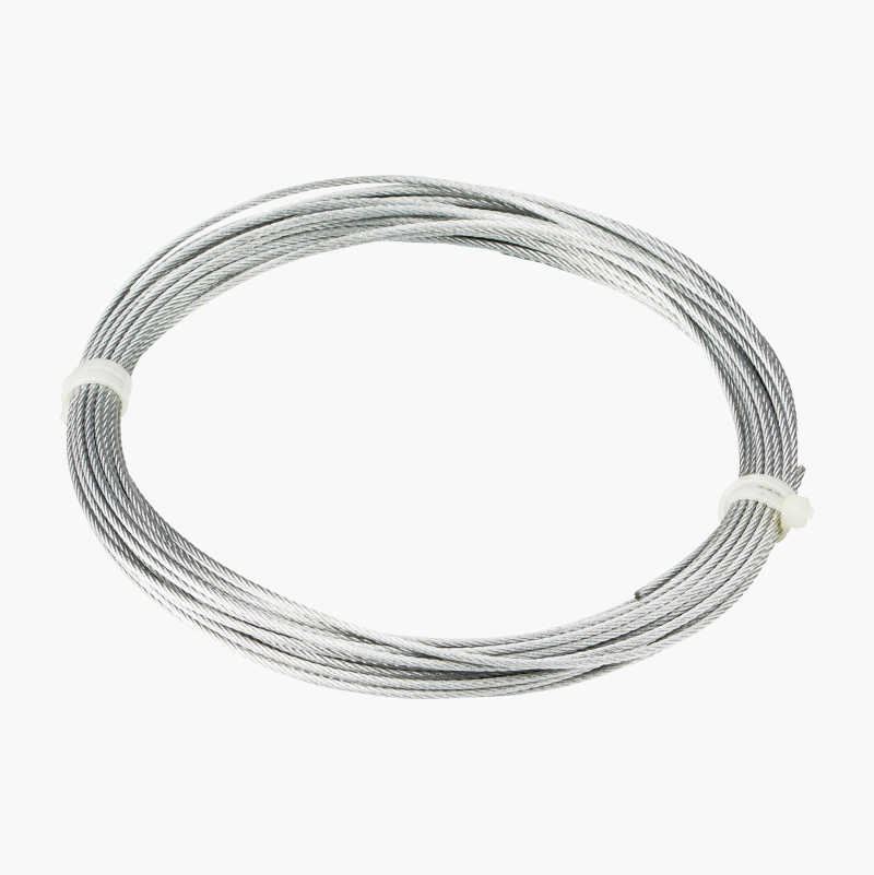 Stålvaier, forsinket, 1,5 mm x 10 m v:5393731 Stålvaier, forsinket, 1,5 mm x 10 m v:5393731