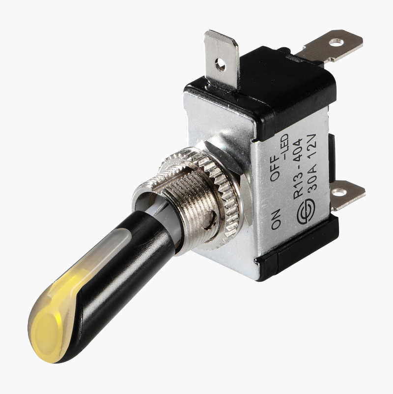Vippebryter med belyst arm, 12 V, 30 A v:5901156