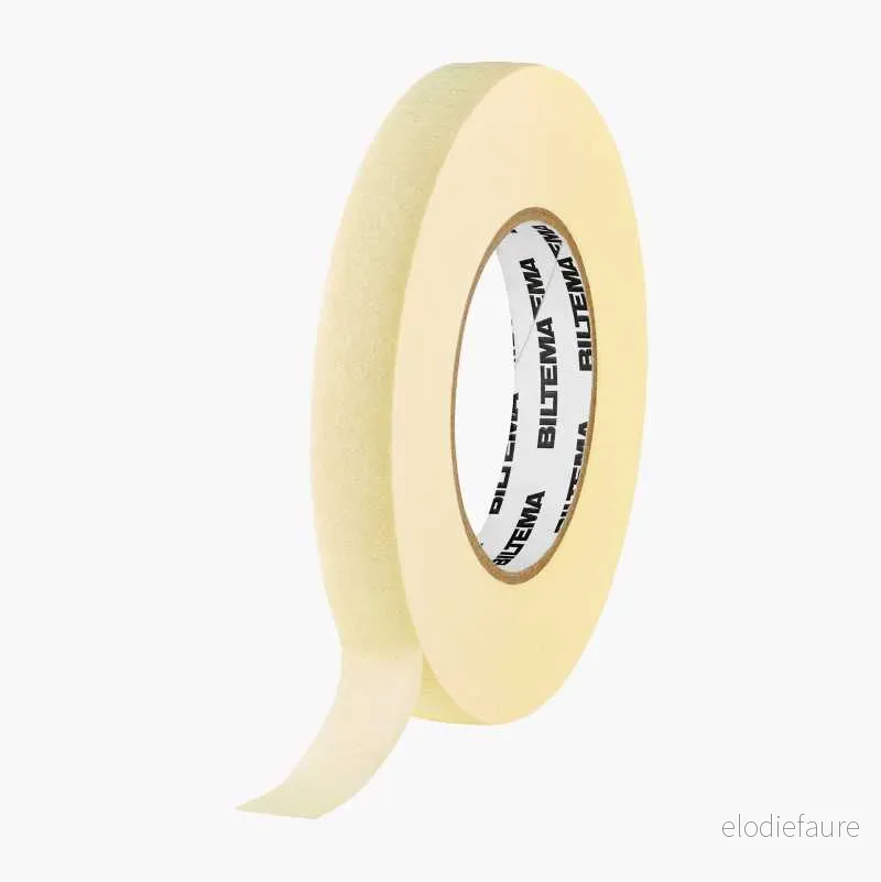 Maskeringstape, kurver, 19 mm x 50 m v:6475689 Maskeringstape, kurver, 19 mm x 50 m v:6475689