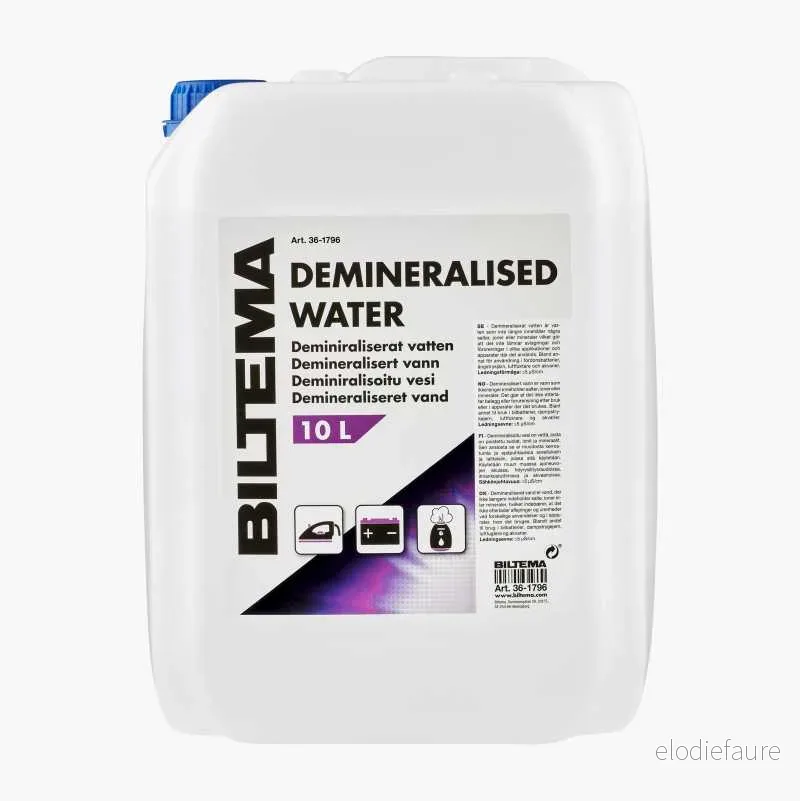 Demineralisert vann, 10 L v:6921855