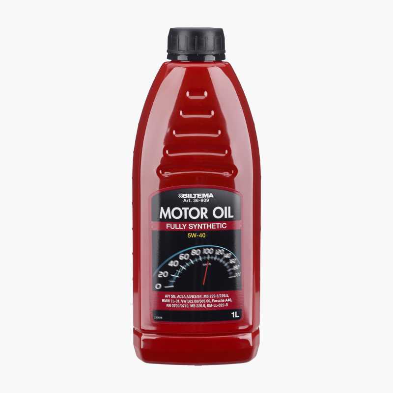 Helsyntetisk motorolje 5W–40, 1 liter v:8112366 Helsyntetisk motorolje 5W–40, 1 liter v:8112366