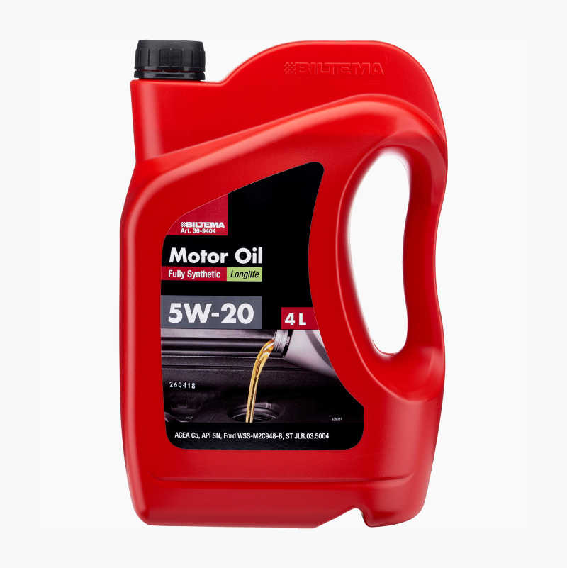 Helsyntetisk motorolje 5W–20, 4 liter v:6705013 Helsyntetisk motorolje 5W–20, 4 liter v:6705013