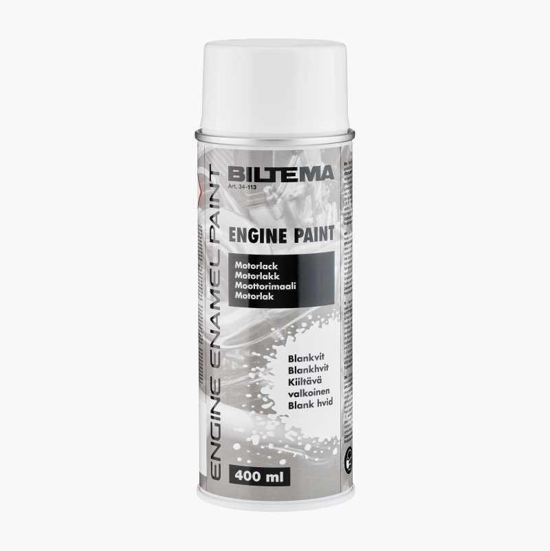Motorlakk, blankhvit, 400 ml v:5789074 Motorlakk, blankhvit, 400 ml v:5789074