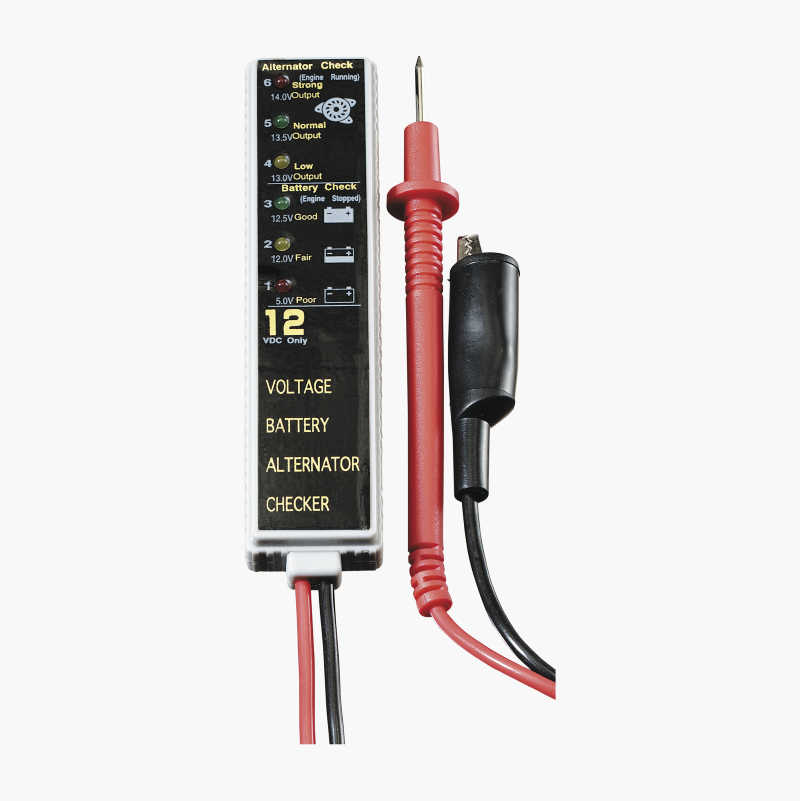 Batteri- og dynamotester v:6600824 Batteri- og dynamotester v:6600824