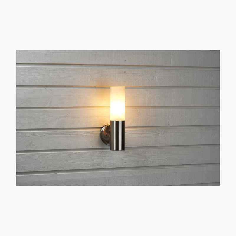 Fasadebelysning, rustfritt stål, IP44 E27 v:1873212 Fasadebelysning, rustfritt stål, IP44 E27 v:1873212