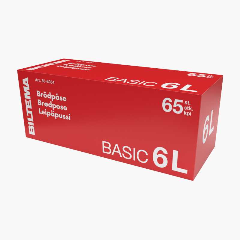 Brødpose basic, 6 L, 65-pakning v:4409815 Brødpose basic, 6 L, 65-pakning v:4409815