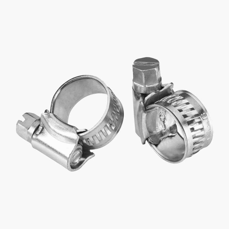 Slangeklemme, rustfri, ∅22–29 mm, 2 stk. v:9489789 Slangeklemme, rustfri, ∅22–29 mm, 2 stk. v:9489789