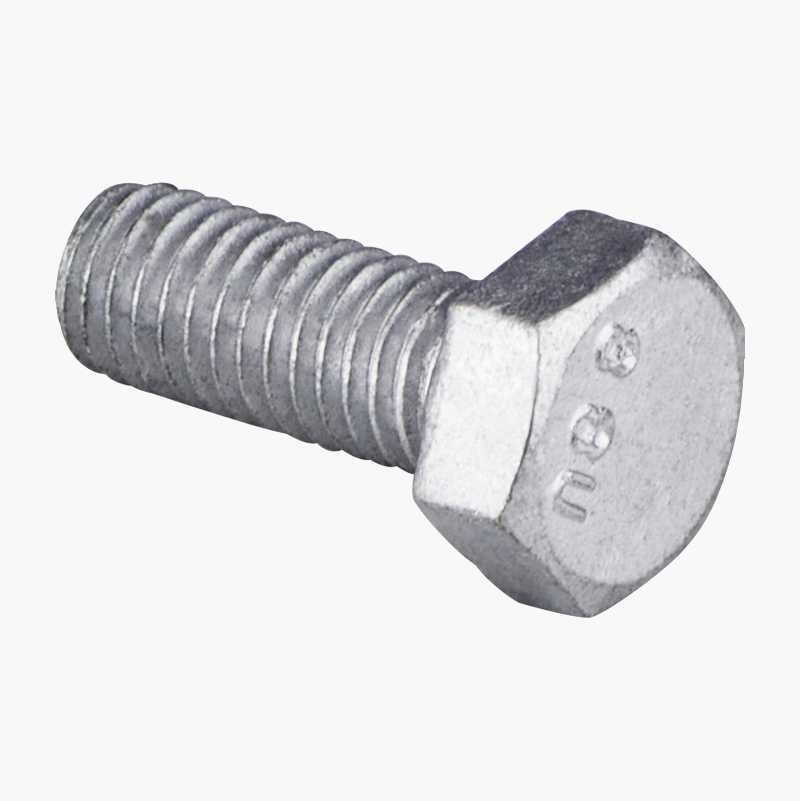Sekskantskrue M8 x 20 mm, varmforsinket, 10 stk. v:7070939 Sekskantskrue M8 x 20 mm, varmforsinket, 10 stk. v:7070939