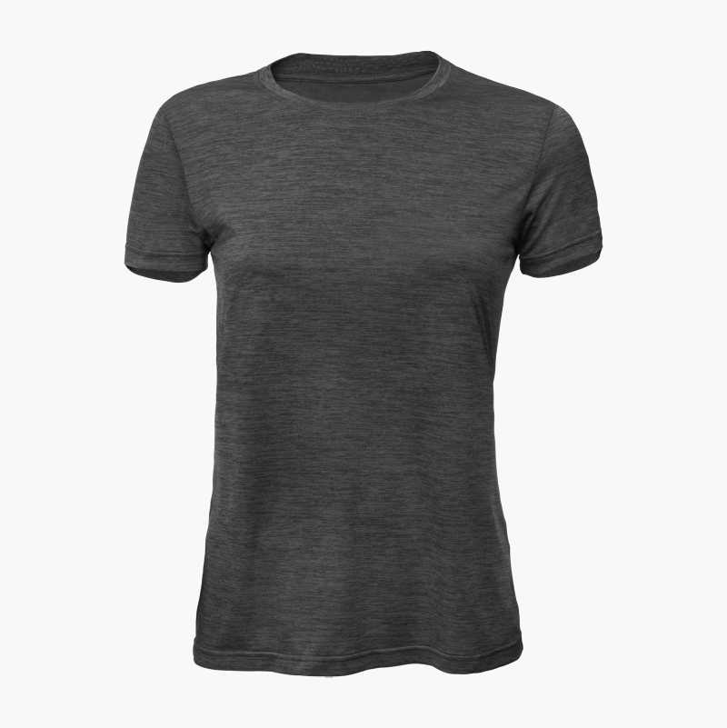 Trenings-t-skjorte, dame, svart v:8890898